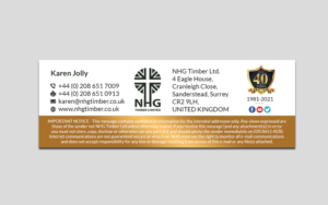 Business Card Design by Creations Box 2015 for NHG Timber Ltd | Design: #26074788