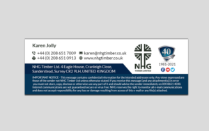 Business Card Design by Creations Box 2015 for NHG Timber Ltd | Design: #26082950