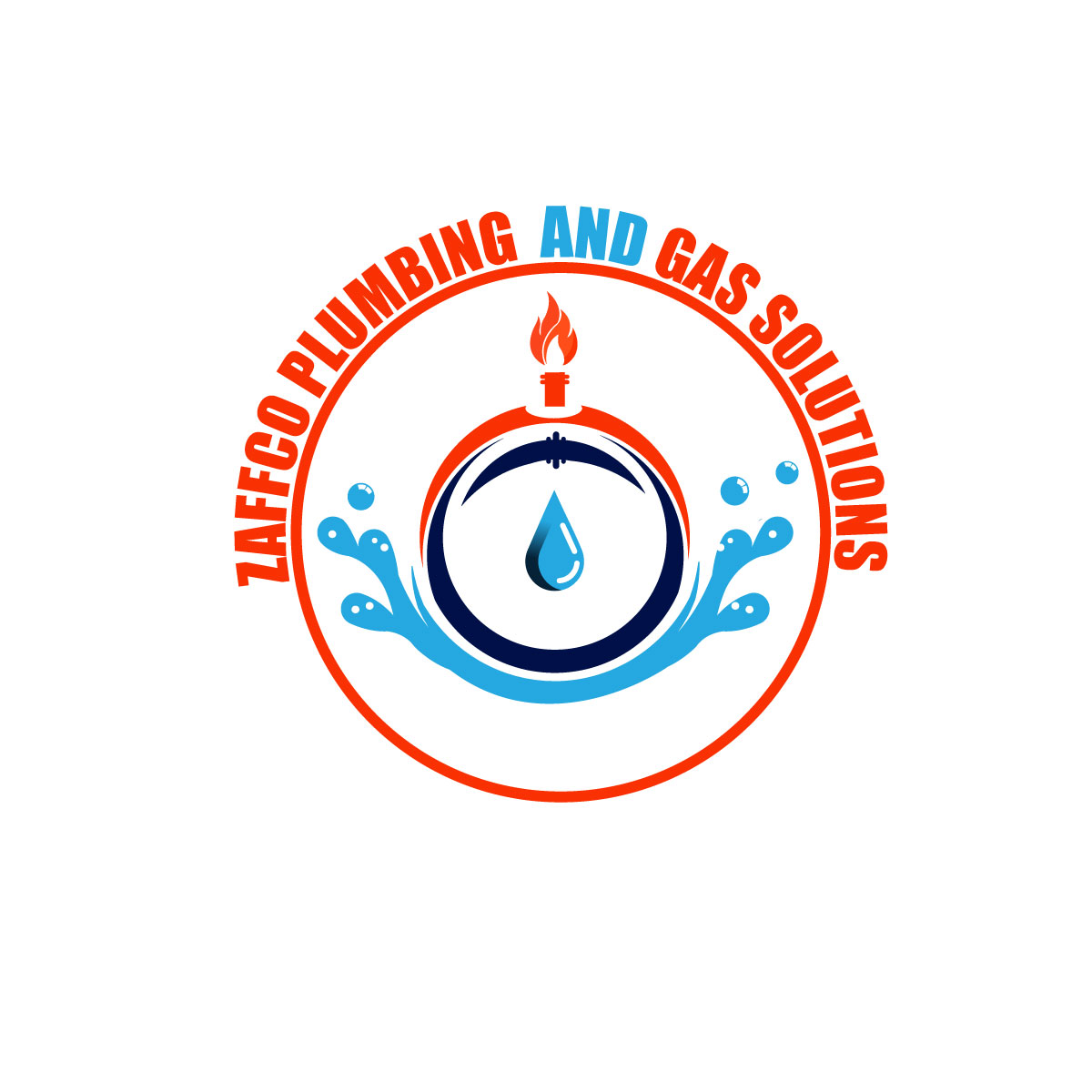 Diseño de Logo por Wonderful design para Zaffco plumbing and gas | Diseño #26090889