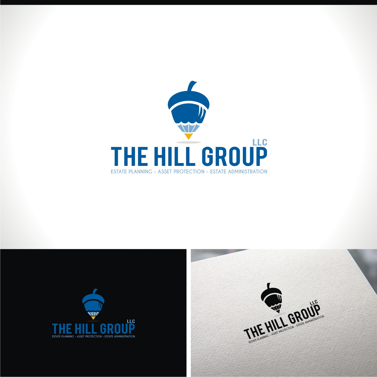 Logo Design by e-graphics for The Hill Group, LLC | Design #26056524