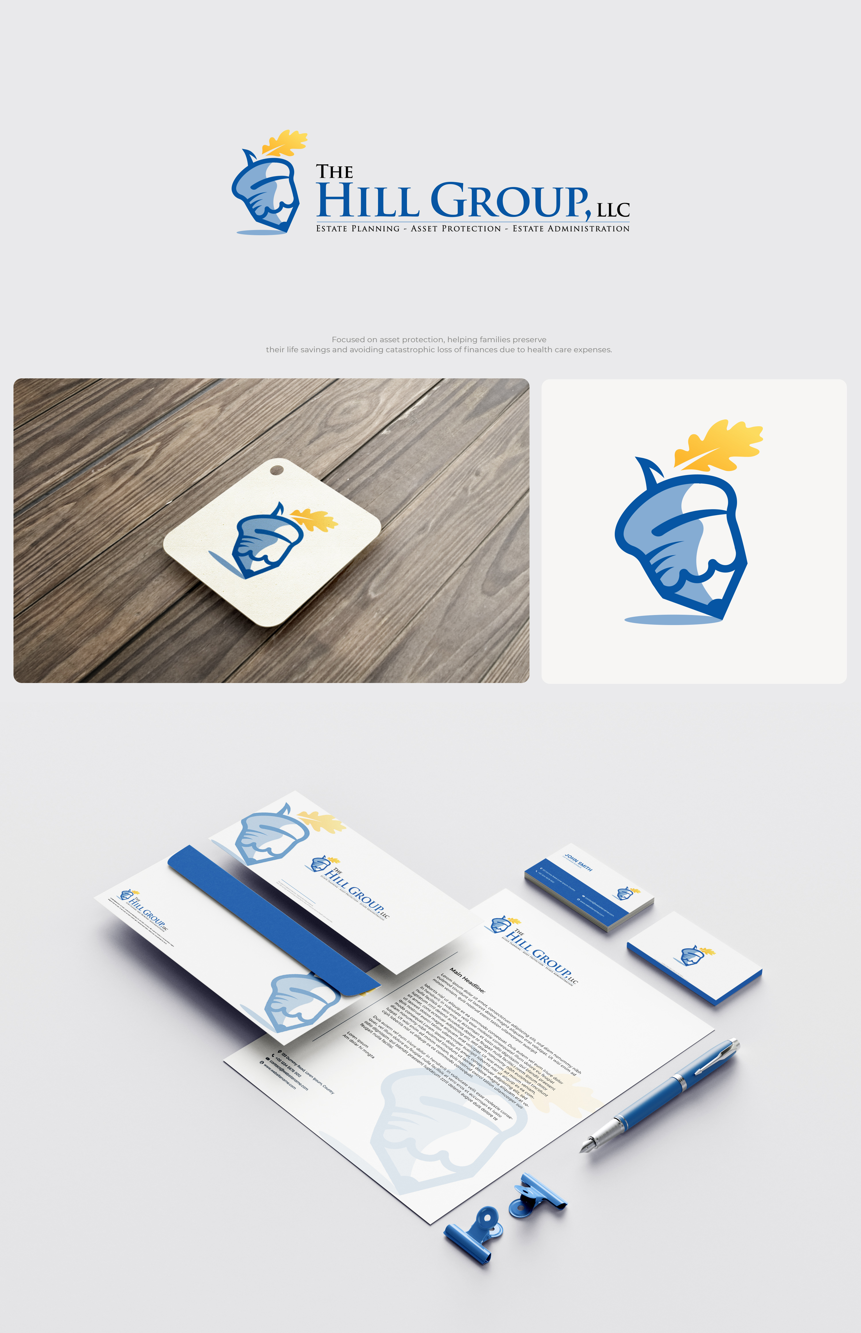 Logo Design by Zybs Graphics for The Hill Group, LLC | Design #26075663