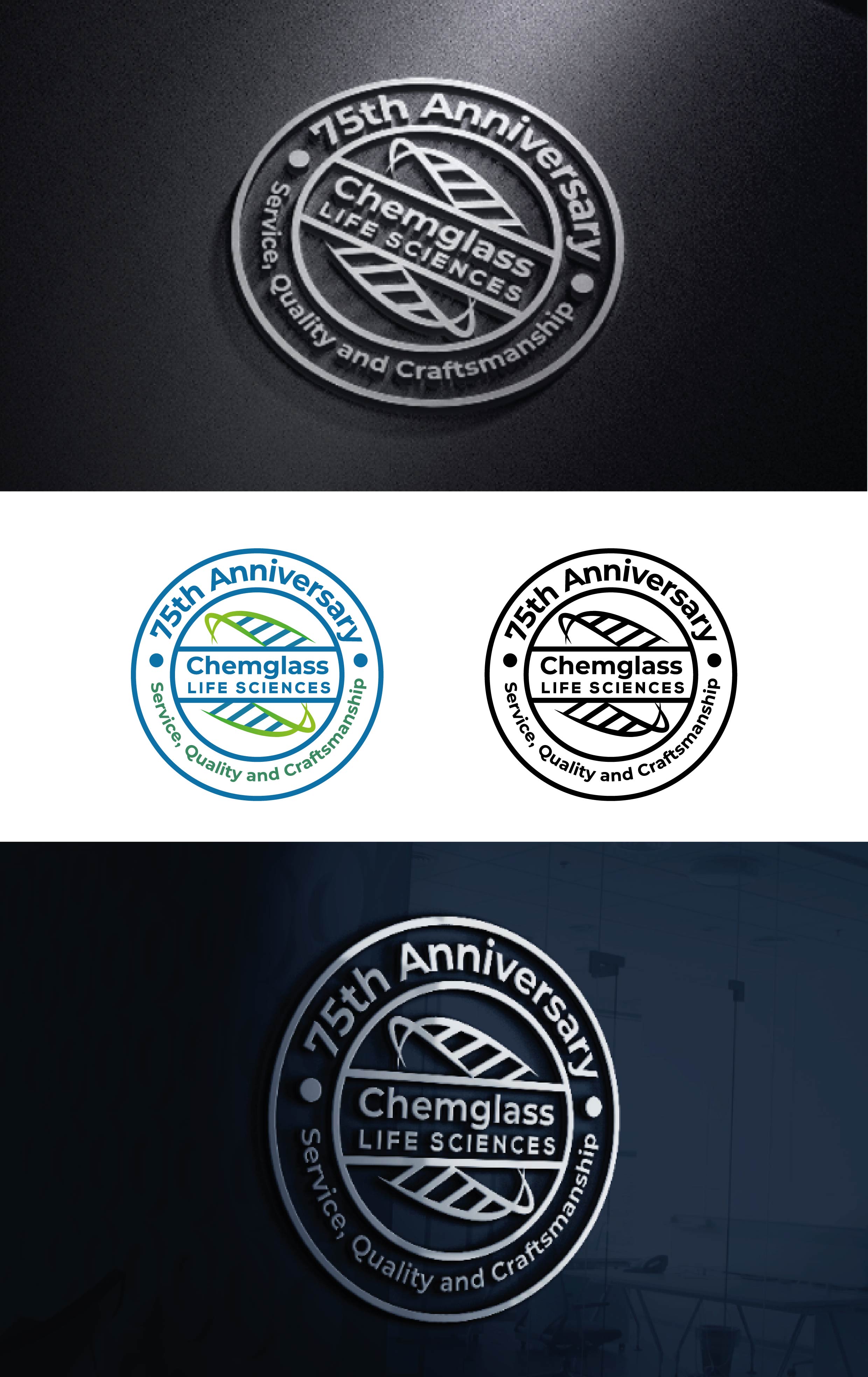 Logo Design by Anton. for Chemglass Life Sciences | Design #26146855