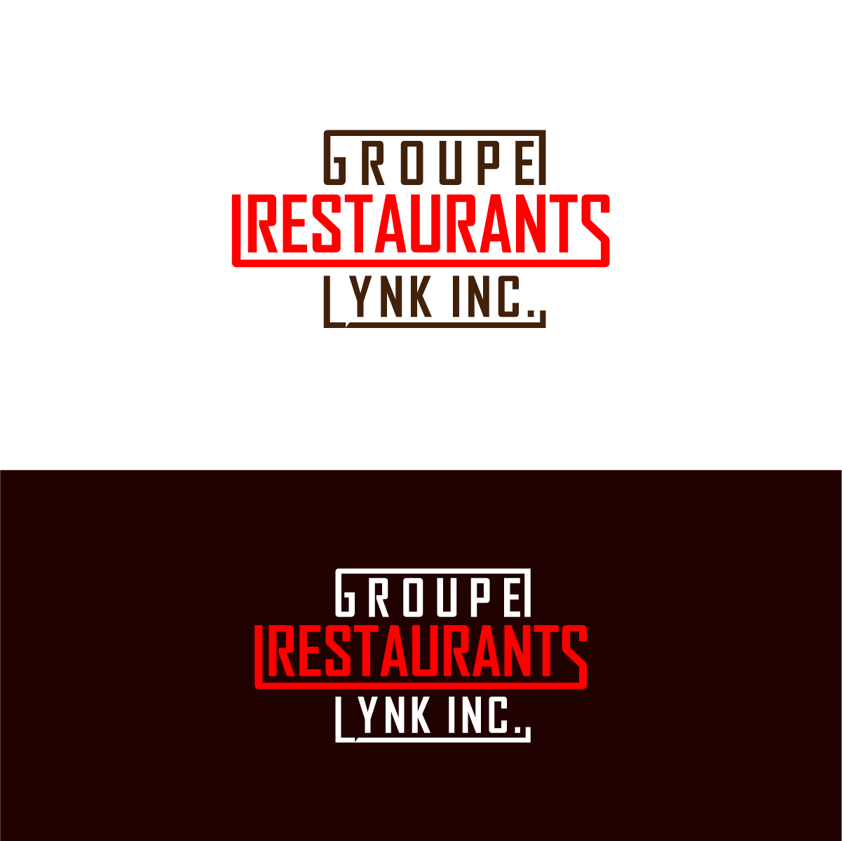 Logo-Design von Deziners Zone für Groupe Restaurants Lynk inc. | Design #26058316