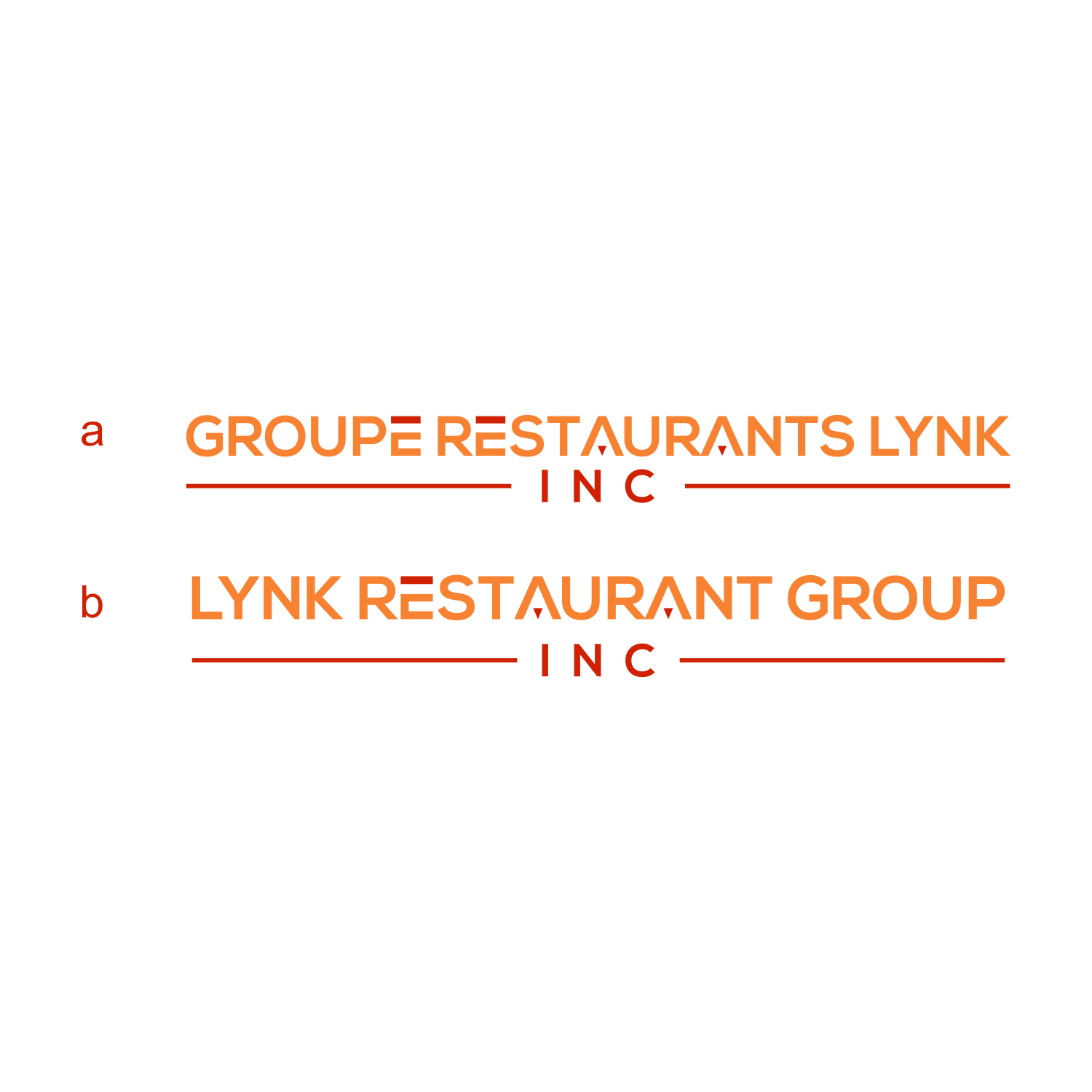 Logo-Design von manah bening für Groupe Restaurants Lynk inc. | Design #26096305