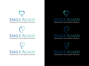 Smile Again Periodontics and Implant Denistry | Logo Design by Atvento Graphics