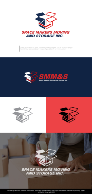 Space Makers Moving and Storage Inc. | Logo Design by Kim Ji
