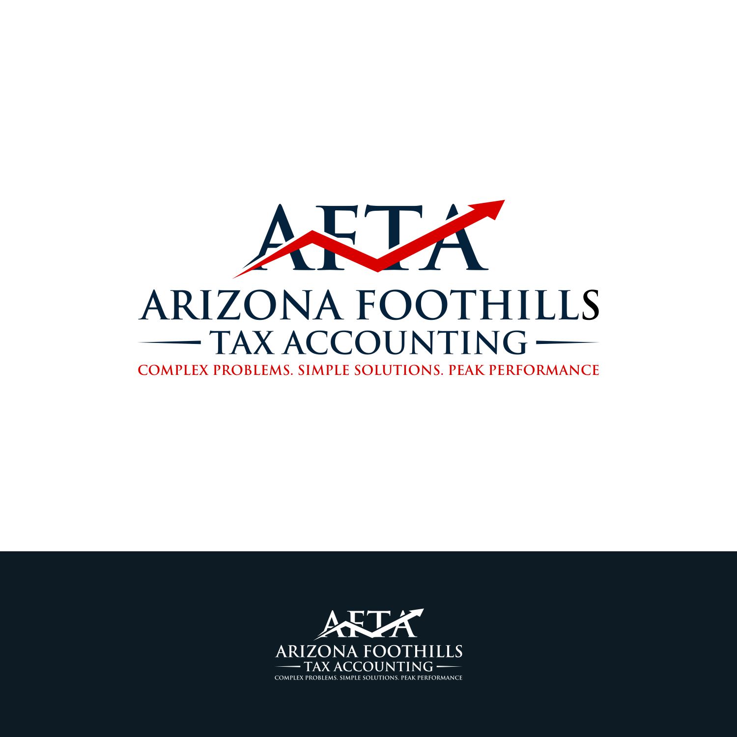 Logo Design by emaviolar7 for Arizona Foothills Tax Accounting | Design #26056616