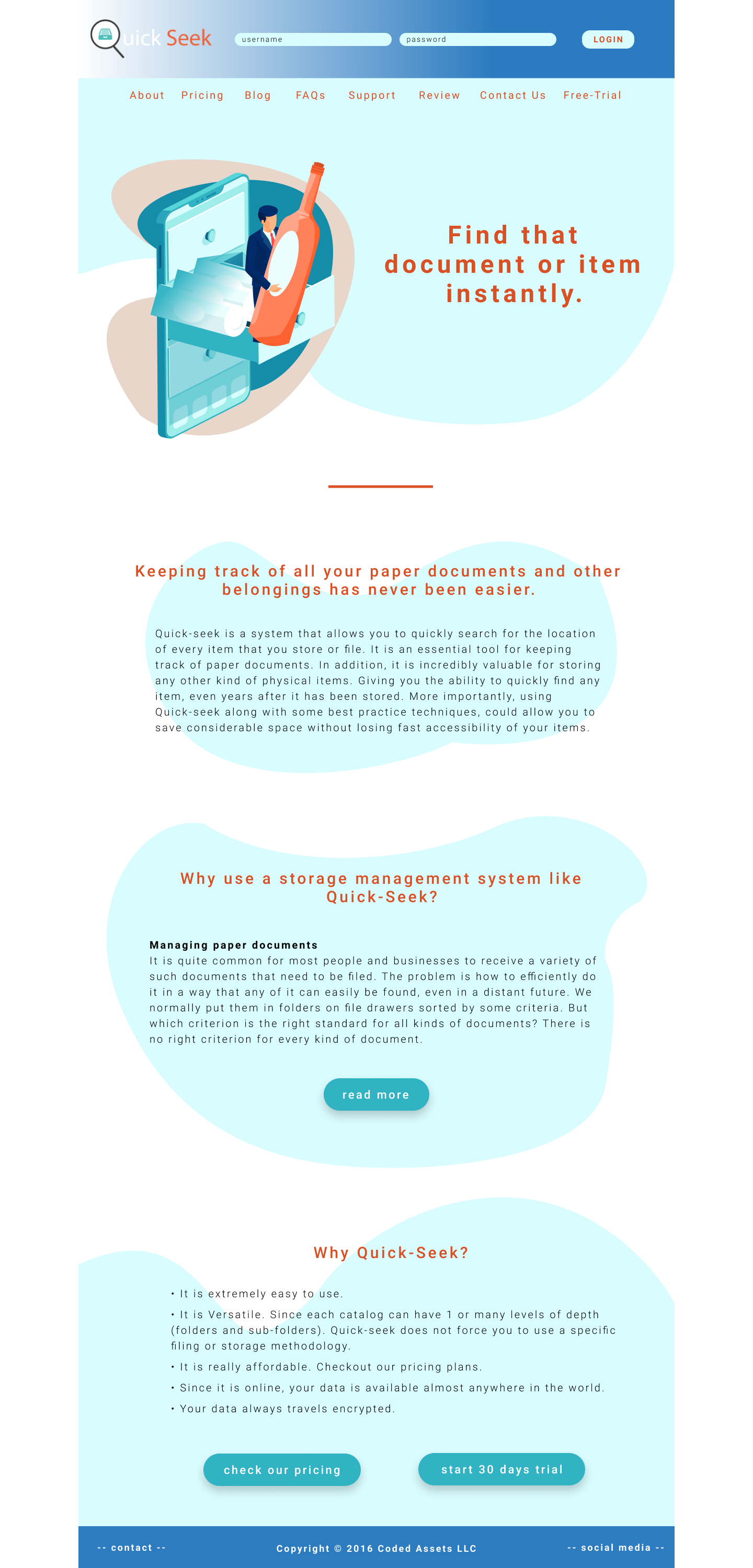 Web Design by Rizky Rahardian for Coded Assets LLC | Design #26087638