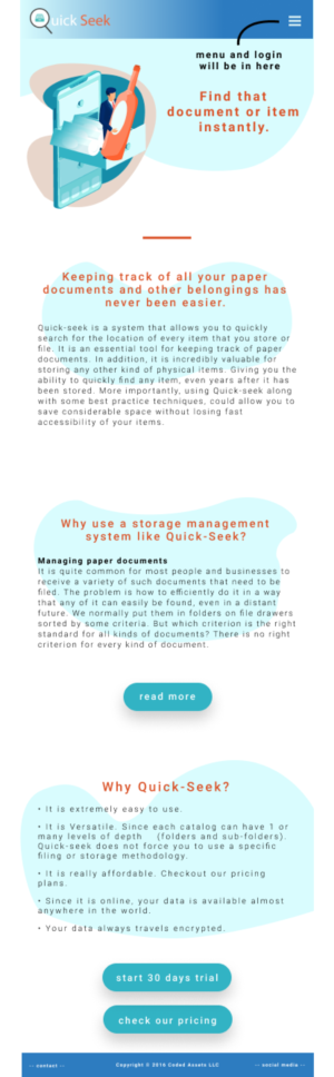 Web Design par Rizky Rahardian pour Coded Assets LLC | Design : #26087639