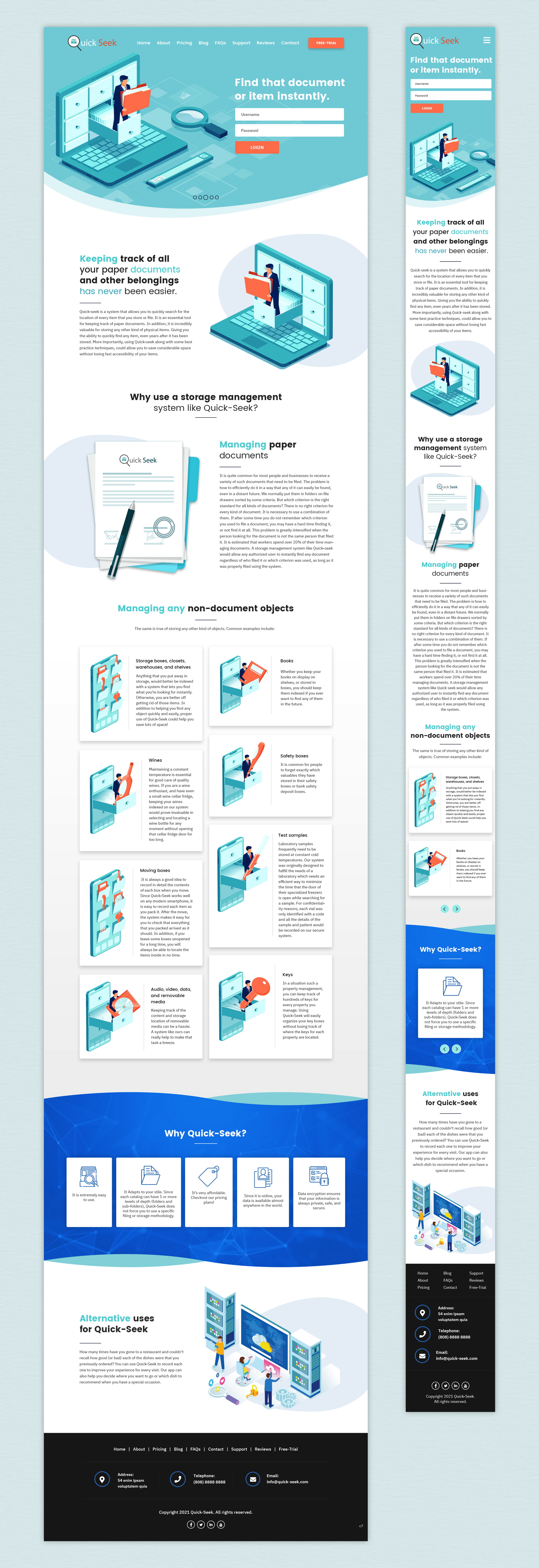 Web Design by pb for Coded Assets LLC | Design #26080858