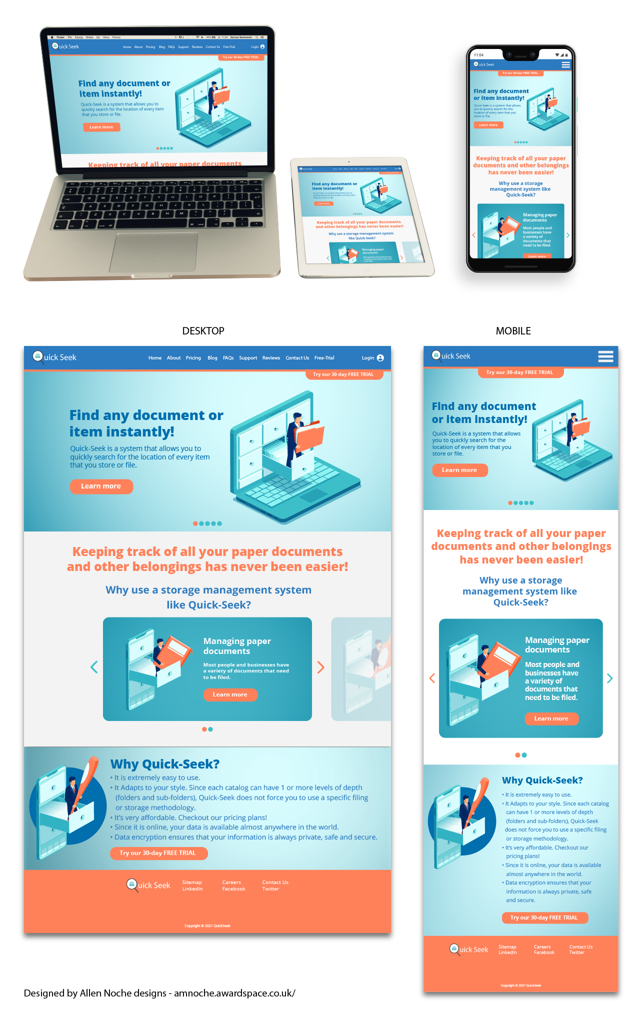 Web Design by Noche designs for Coded Assets LLC | Design #26061993