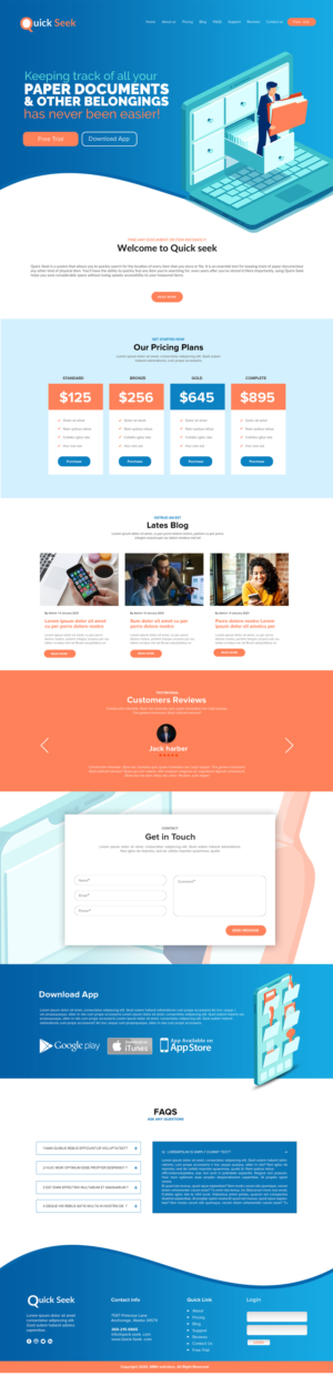 Web Design by chandrayaan.creative for Coded Assets LLC | Design: #26072462