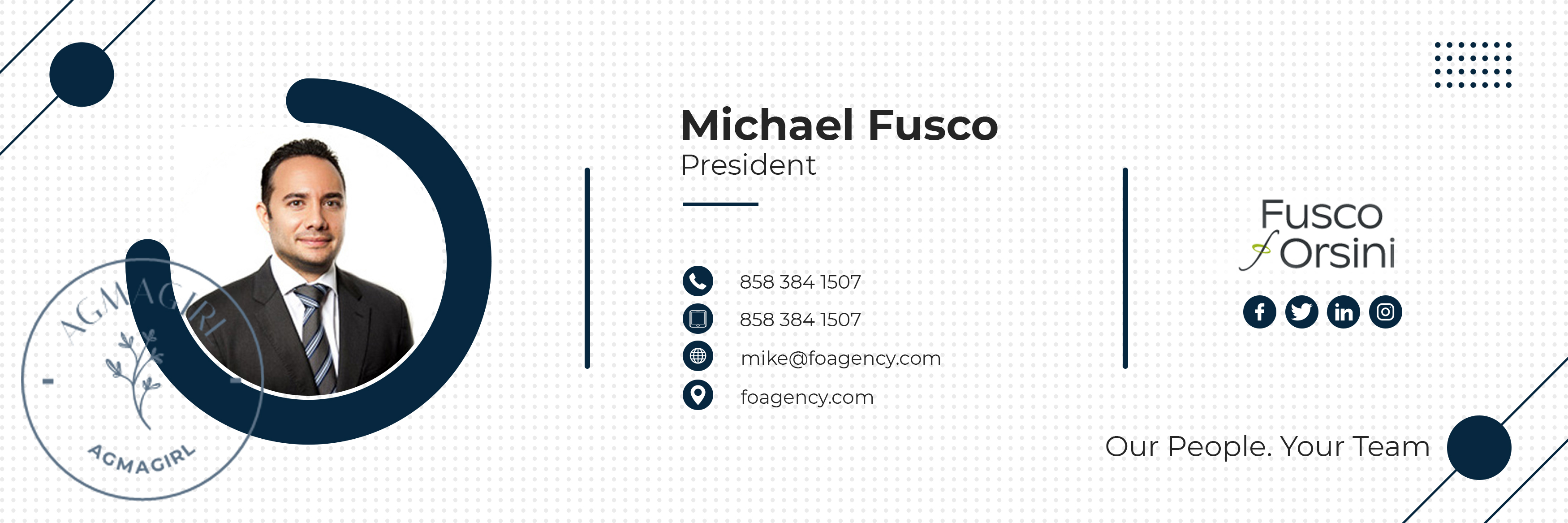 Banner-Design von agmagirl designs für Fusco & Orsini Insurance Services | Design #26062302