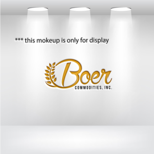 My company name(Boer Commodities, Inc.)  I am not looking for a slogan or catch phrase. | Logo Design by Ochieng