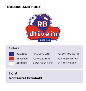 Logo Design by Anton for RB Drive In | Design: #26113074