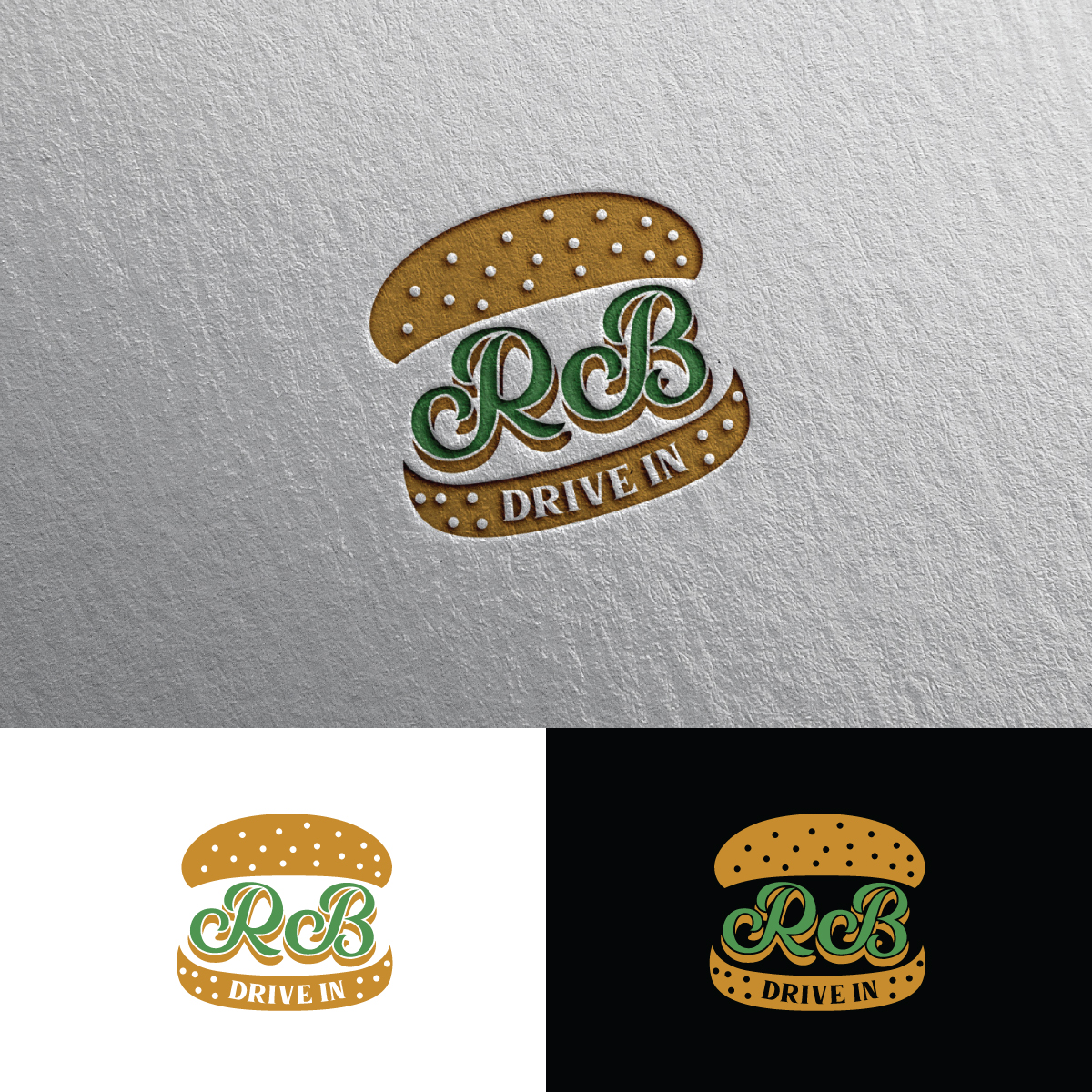 Logo Design by Rii for RB Drive In | Design #26056975