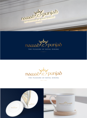Nawabe-e-Punjab , with the slogan (The pleasure of ROYAL dining) | Logo Design by sushsharma99