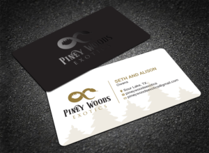 Snake breeder. Piney woods exotics  | Design de Carte de Visite par Tripti Ranjan Gain