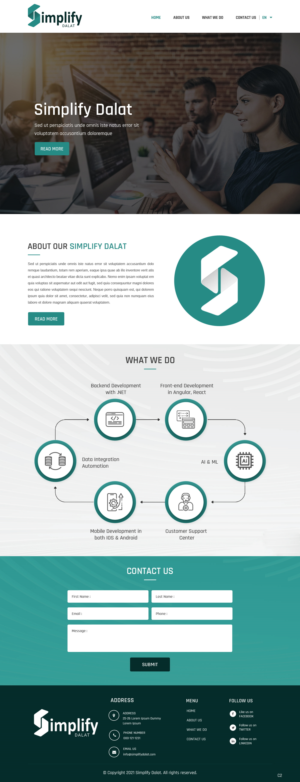 Web Design by pb for this project | Design: #26068718