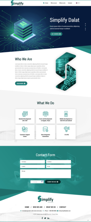 Web Design by pb for this project | Design: #26068719