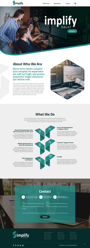 Web Design by pb for this project | Design: #26068720