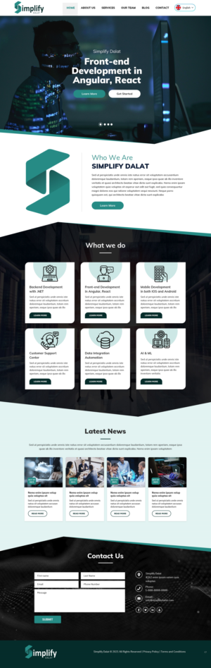 Web Design by pb for this project | Design: #26068721