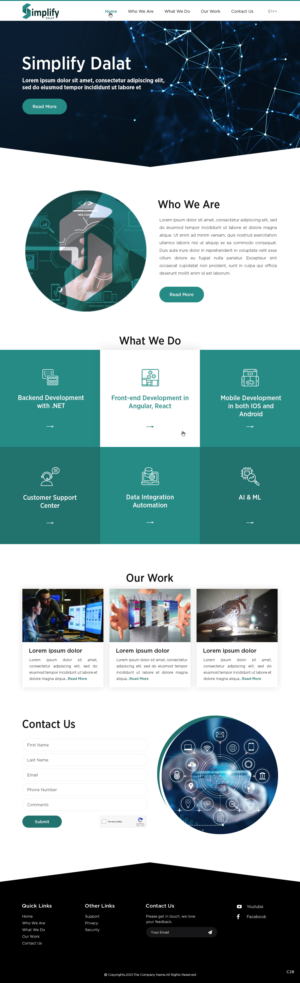 Web Design by pb for this project | Design: #26068723