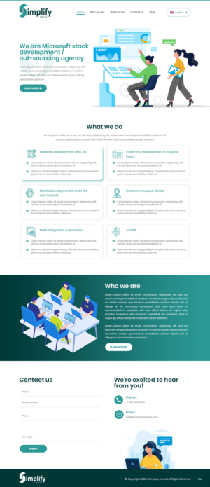 Web Design by pb for this project | Design: #26068724