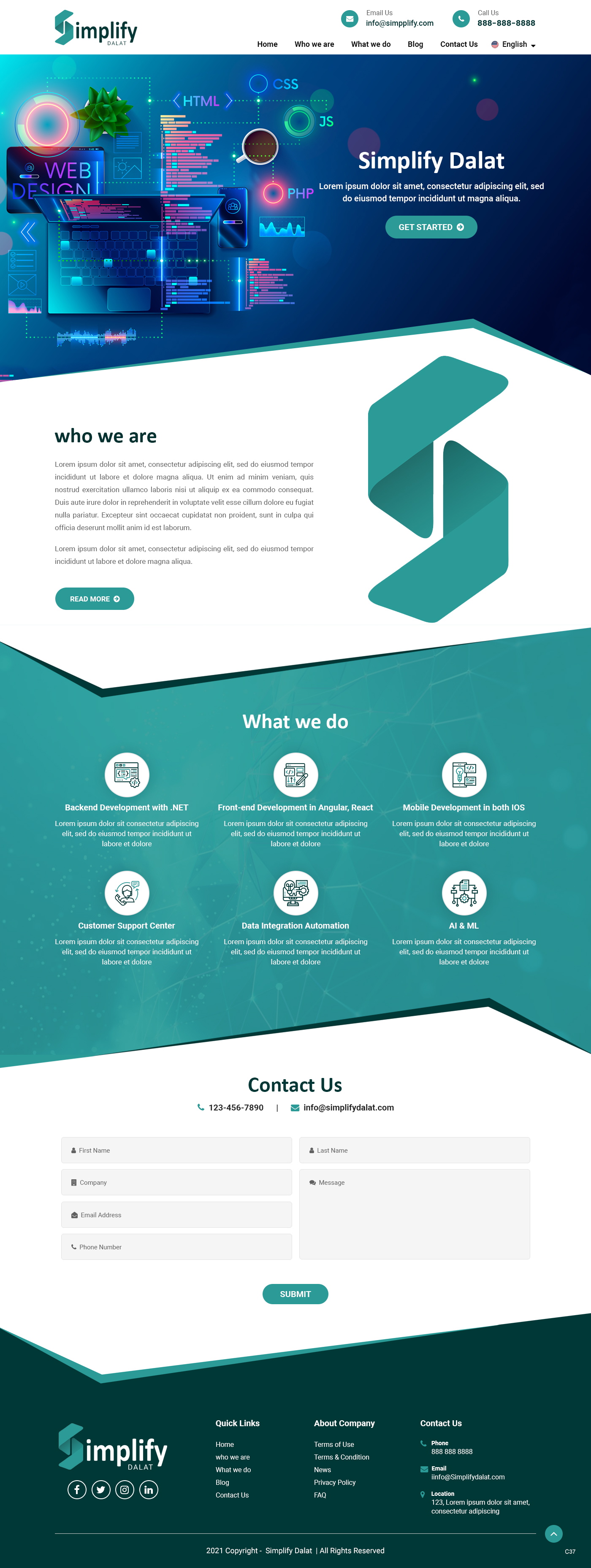 Web Design by pb for this project | Design #26068725