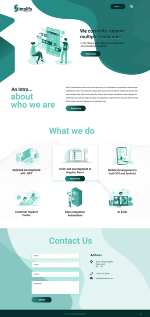 Web Design by pb for this project | Design: #26068730