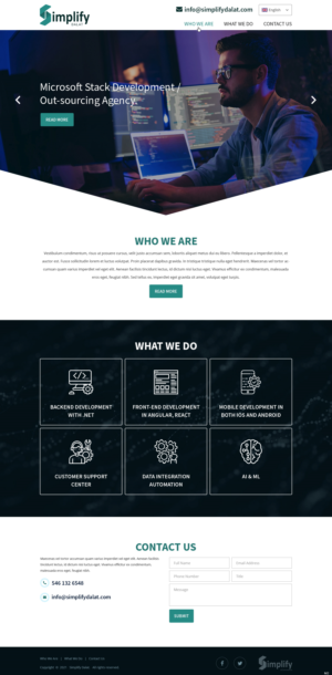 Web Design by pb for this project | Design: #26068731