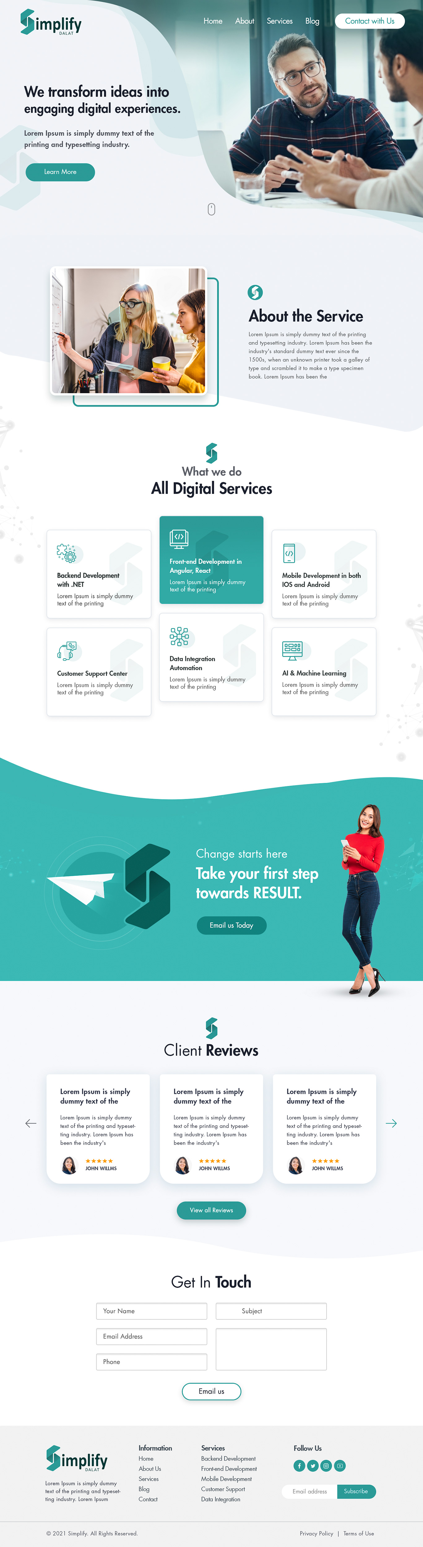 Web Design by Shijo John for this project | Design #26067503