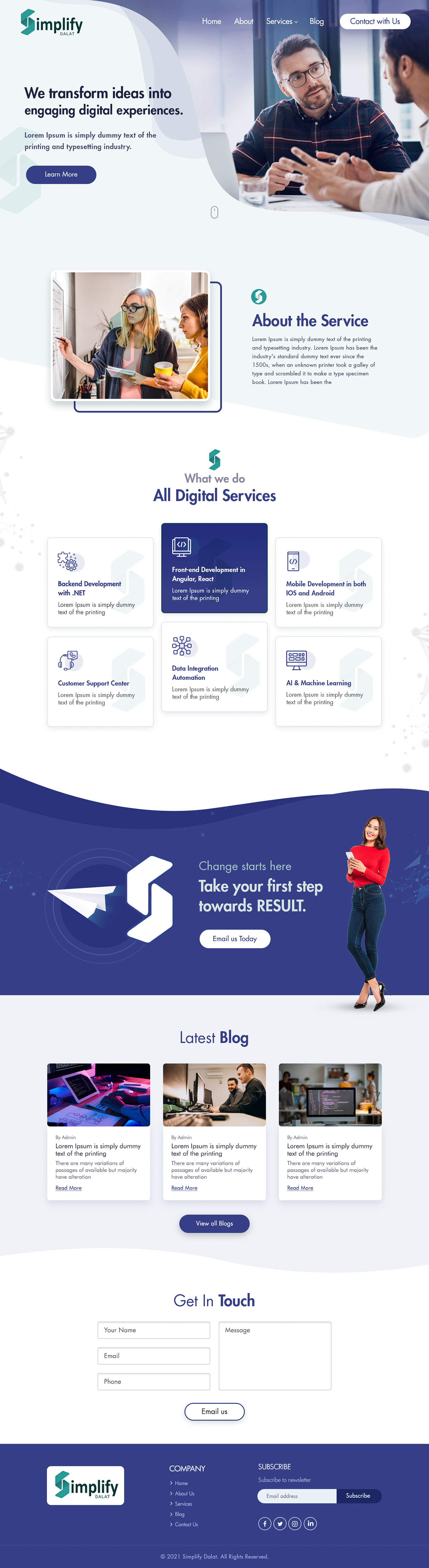 Web Design by Shijo John for this project | Design #26097888