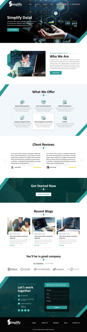 Web Design by Titan Eagle for this project | Design: #26069318