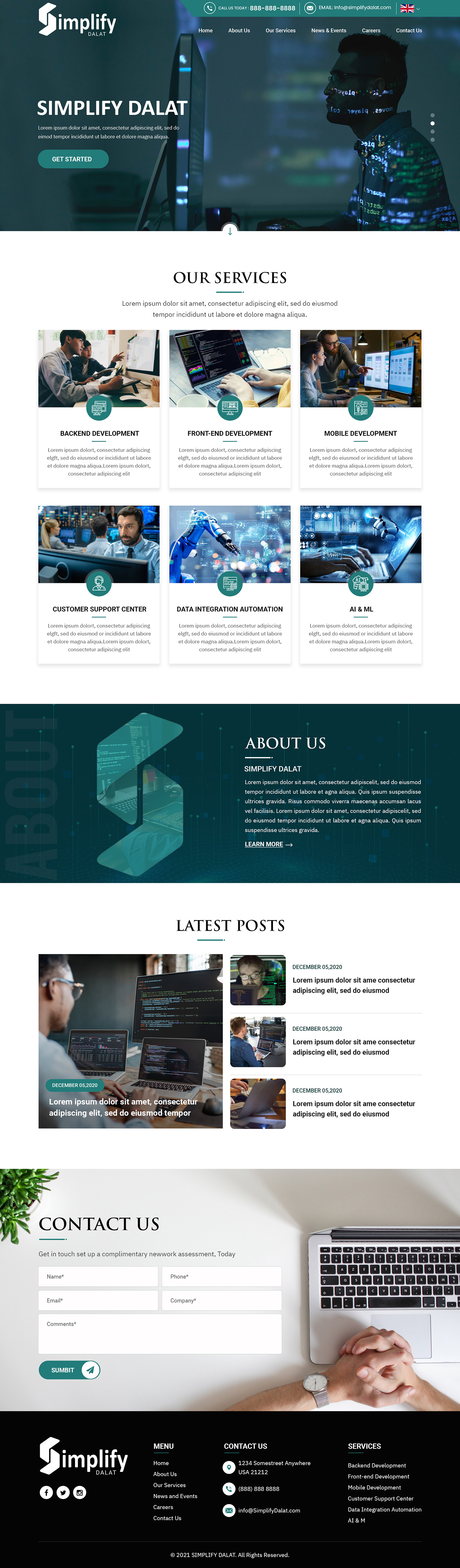 Web Design by Titan Eagle for this project | Design #26071104