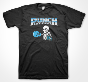 Punch Therapy Logo t shirt | T-Shirt-Design von badpixelarts