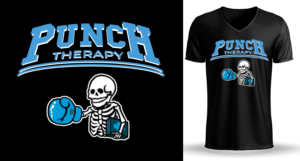 Punch Therapy Logo t shirt | T-Shirt-Design von Al Pech