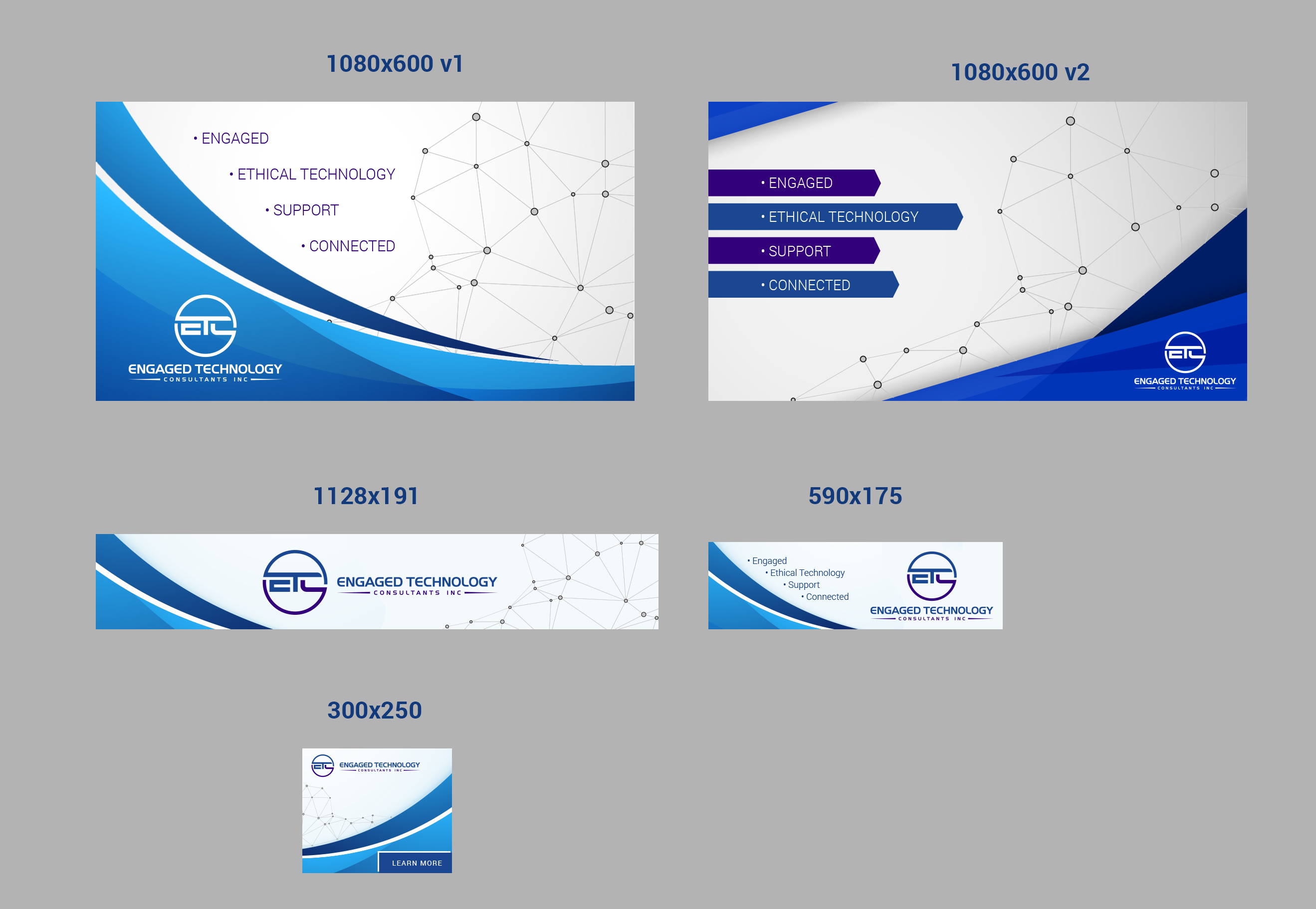 Diseño De Banner Publicitario por Hristo Itchov para Engaged Technology Consultants Inc. | Diseño #26080206