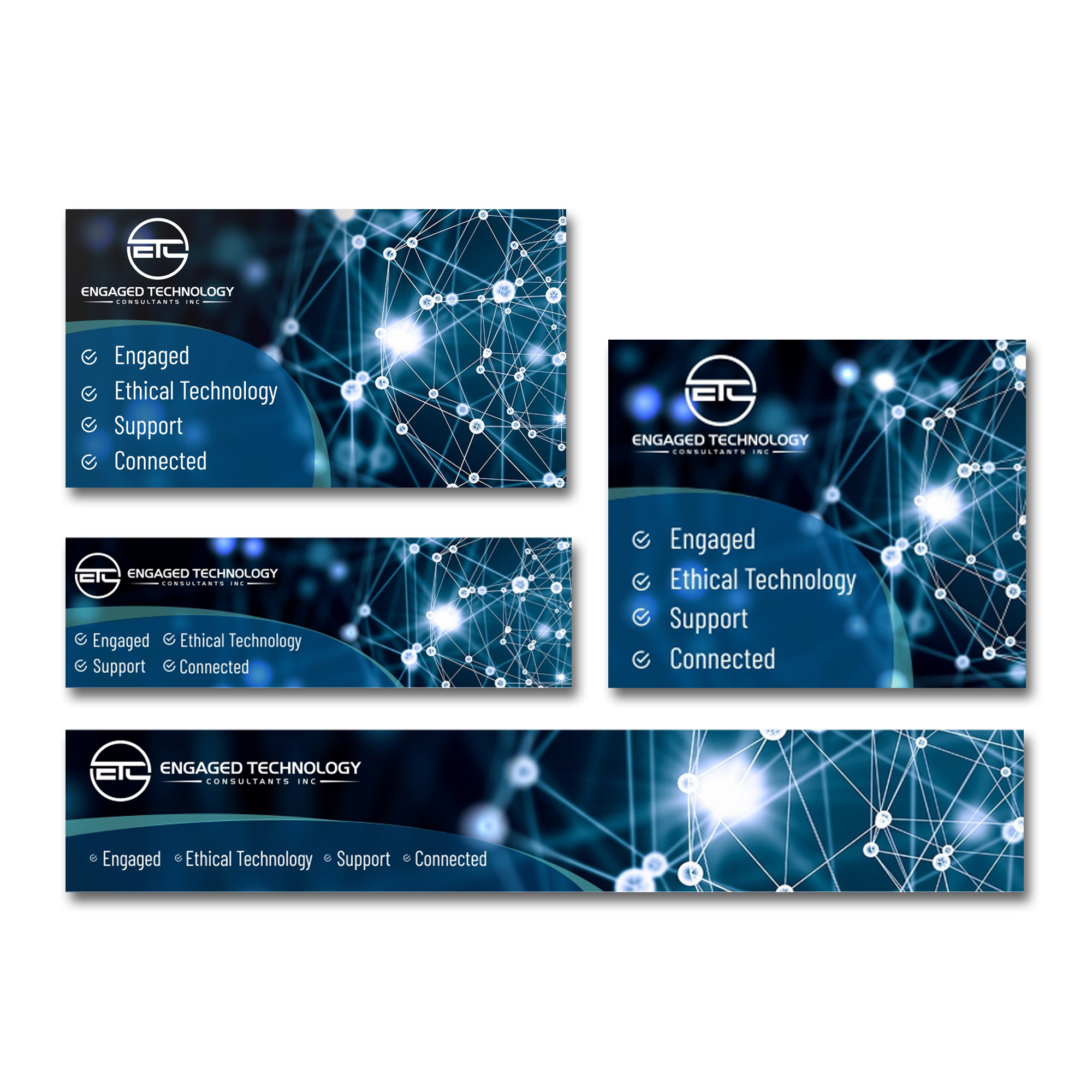Design de Bannière  par ecorokerz pour Engaged Technology Consultants Inc. | Design #26073759