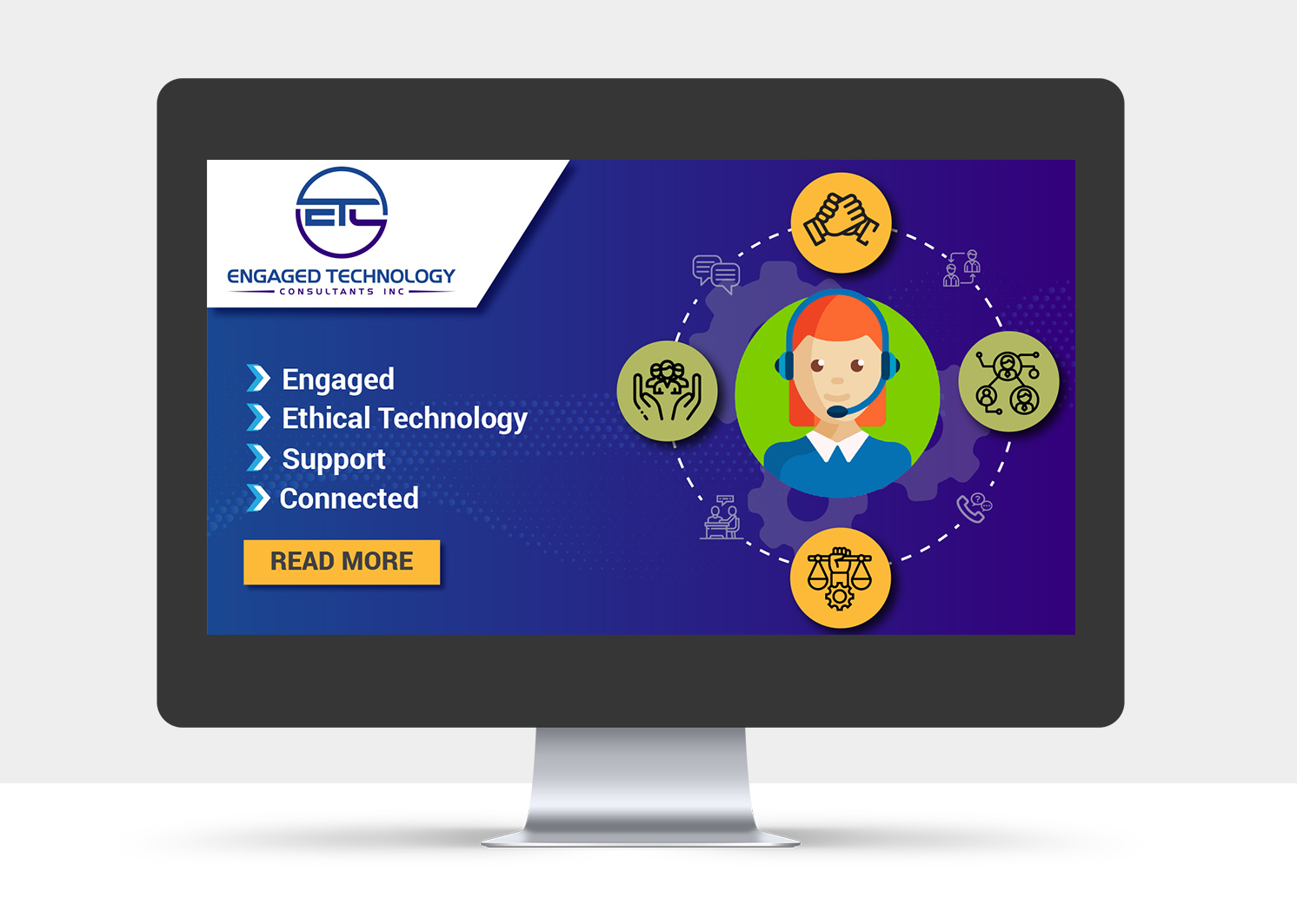 Banner Ad Design by SAI DESIGNS for Engaged Technology Consultants Inc. | Design #26089747
