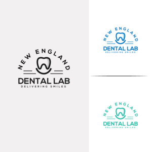 New England Dental Lab - Delivering Smiles | Diseño de Logo por ecorokerz