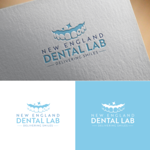 New England Dental Lab - Delivering Smiles | Diseño de Logo por FourtuneDesign