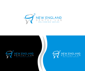 New England Dental Lab - Delivering Smiles | Logo Design by fauzan harun