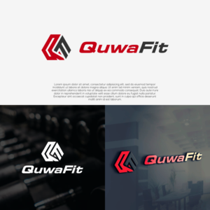 QuwaFit | Logo Design by untung bertubi-tubi