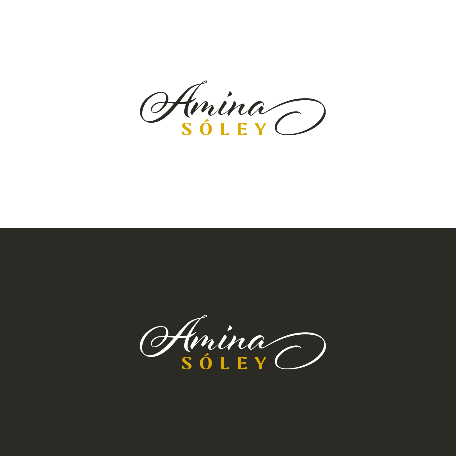 Logo Design by orphee for Amina Sóley | Design #26075298