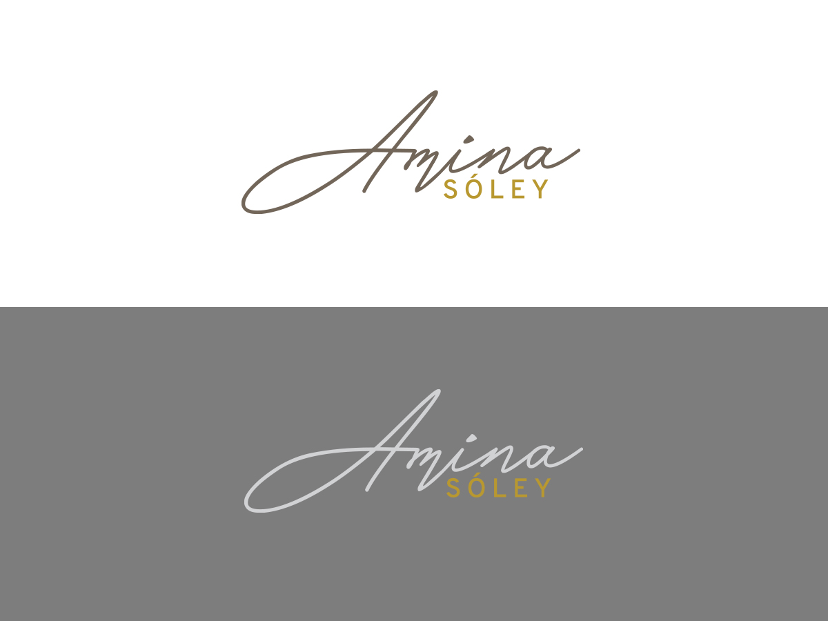 Logo Design by benito for Amina Sóley | Design #26071296