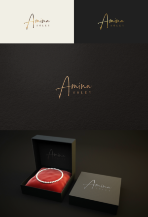 Amina Sóley | Logo Design by Paperfox Designs