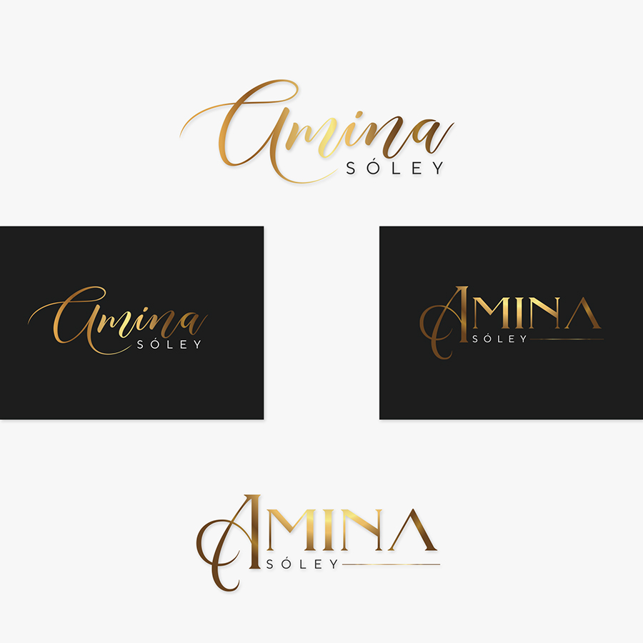 Logo Design by IdentsArt for Amina Sóley | Design #26063904