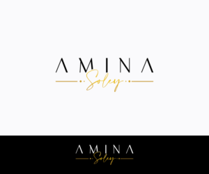 Amina Sóley | Logo Design by step forward 2