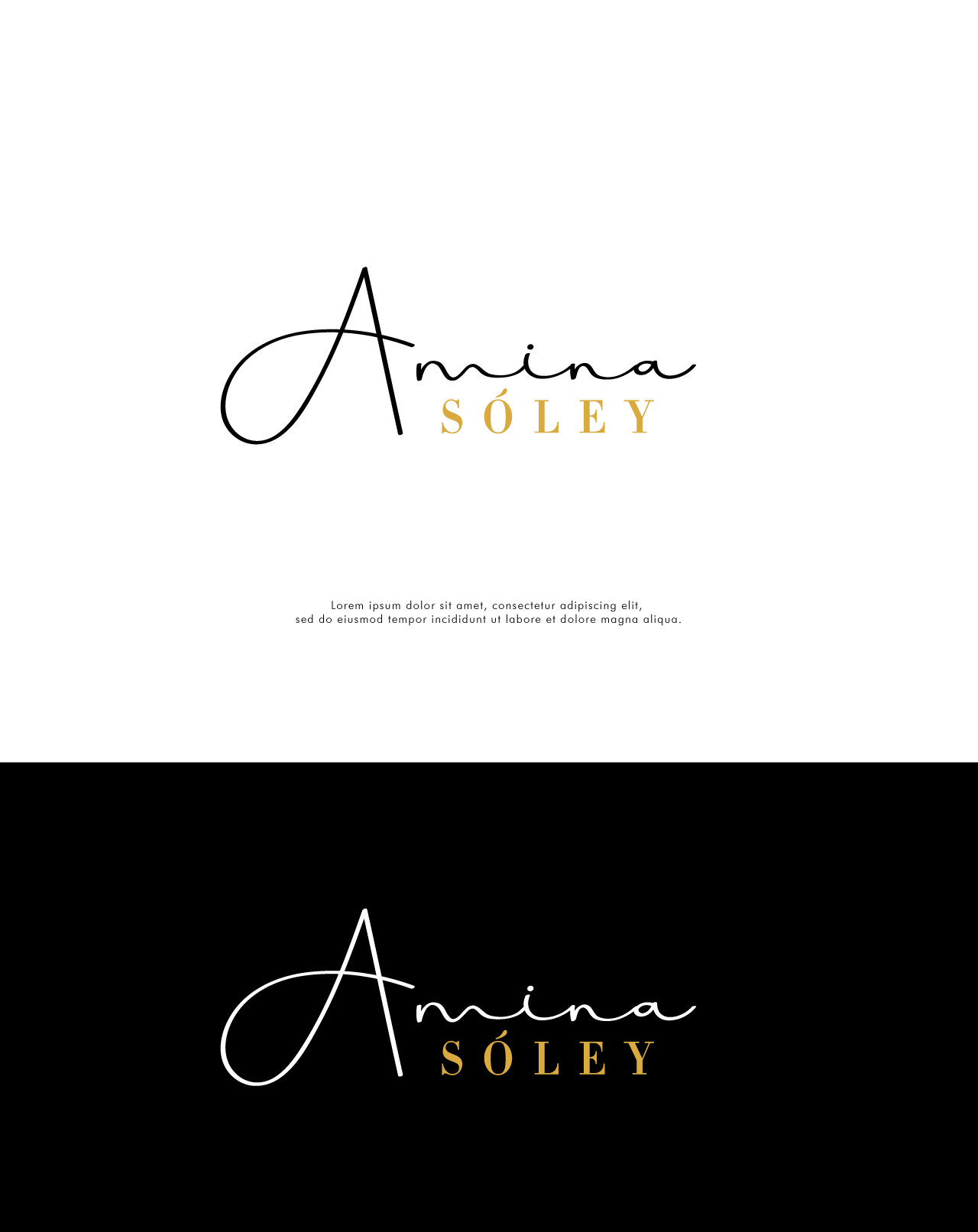 Logo Design by Ara Studio for Amina Sóley | Design #26066070